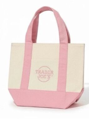NWTS Trader Joe’s Mini Tote Pastel Pink